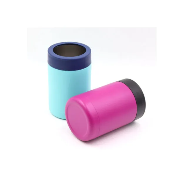 SANMENG 12oz can cooler double wall stainless steel can holder beer can cooler holder