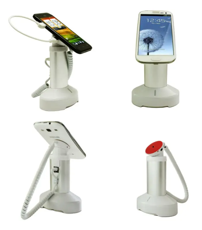 Dependency Fresh New Product 360 Degree Rotating Cell Phone Security Display Stand with Charging for Retail
