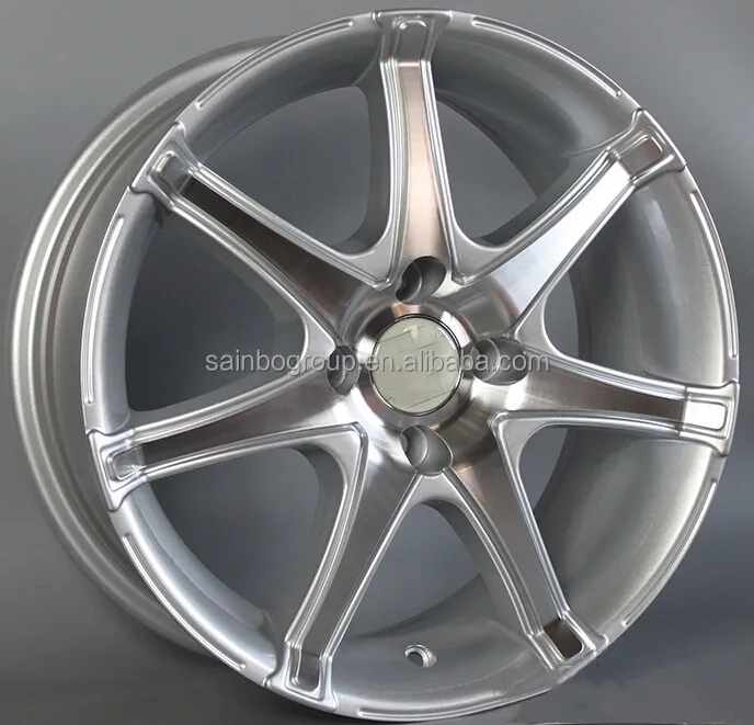 red heart/Love 14 inch 6.0 black alloy wheel for car