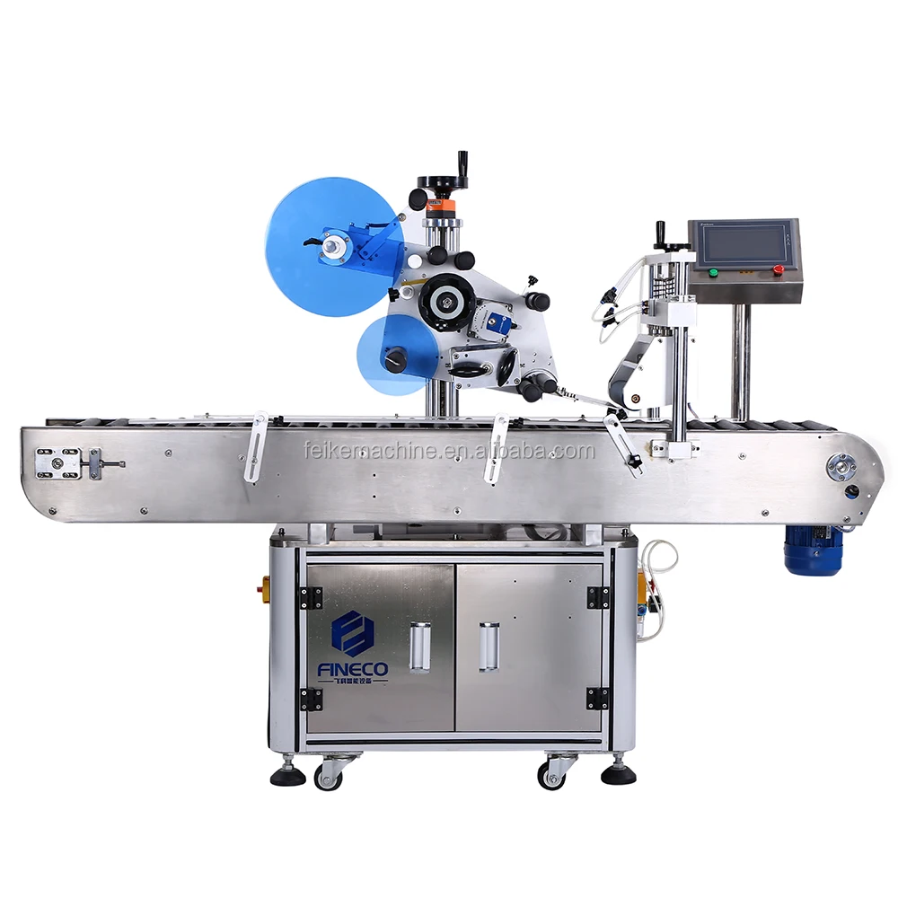 factory outl FK807 automatic lying horizontal Pen cosmetics freeze-dried powder lipstick vial Lip tube Balm Labeling Machine