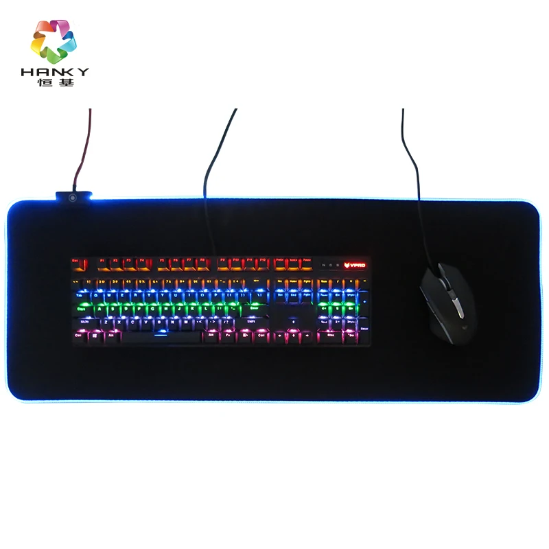 RGB mouse pad Soft Non-Slip Rubber Base Mouse Mat for Laptop Computer PC Gaming mouse pad