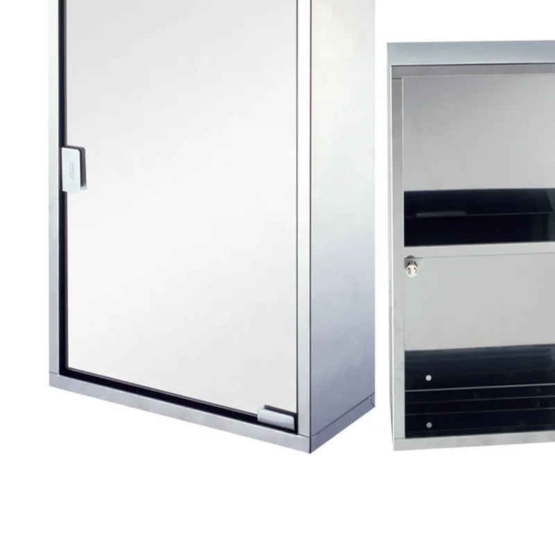 Wall Mounted Durable Tires Bathroom/ Hospital Use Stainless Steel Medicine Cabinet Pill Box First Aid Kit Box Storage box