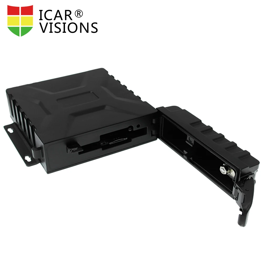 
ICarvisions internal sync IP67 super mini SSD MDVR GPS 3G 4CH 12v car cctv dvr system 