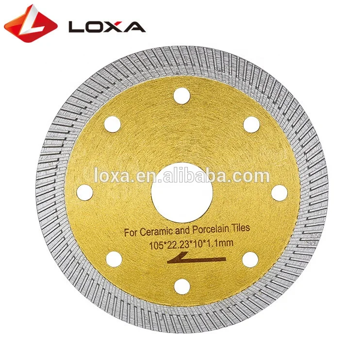 Smooth Cutting For Tile Ceramic Diamond Turbo Saw Blade