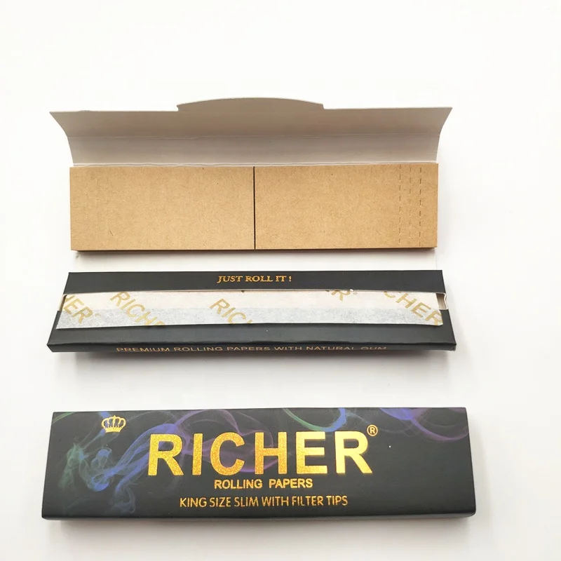 Richer brand arabic gum cigarette rolling paper quality as