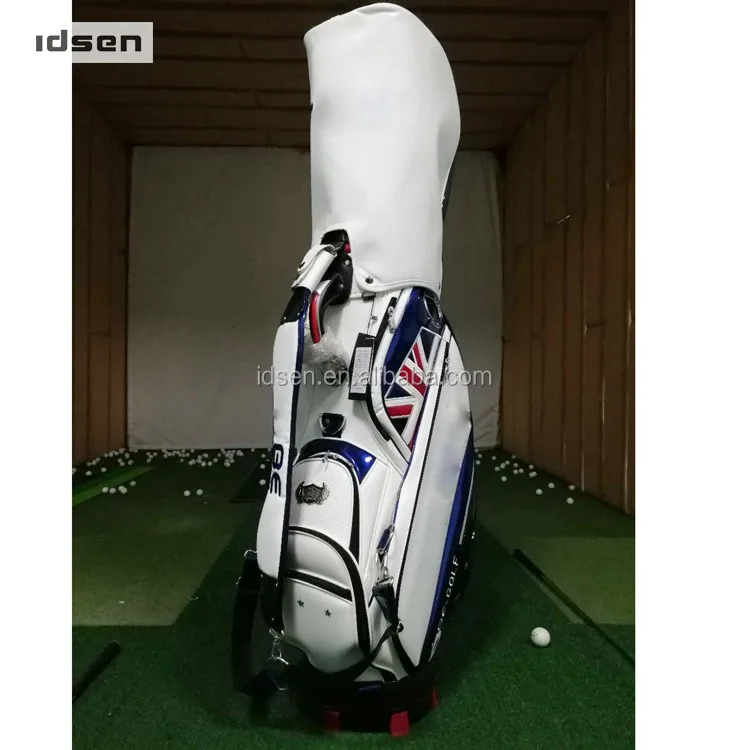 Wholesale Waterproof Custom Tour Golf Staff PU Bag golf bag for men