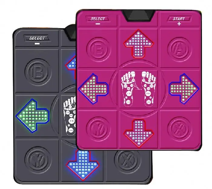 
Twin Wireless Dance Mat 32 Bit For TV and PC With 30 Games 80 Songs 