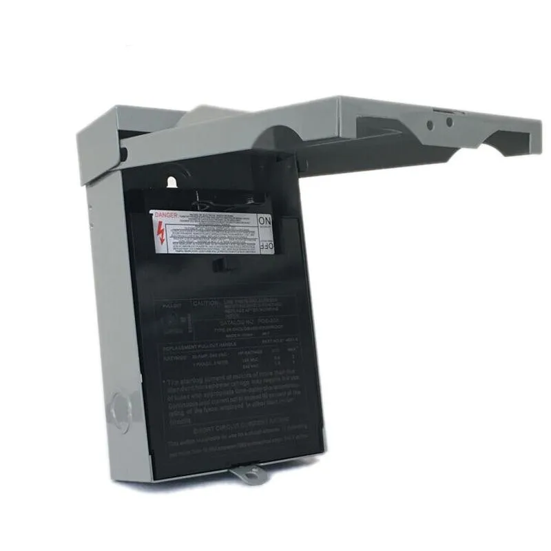 UL Approved Fused Pullout Electronic Components AC Disconnect Switch Box 60 Amps