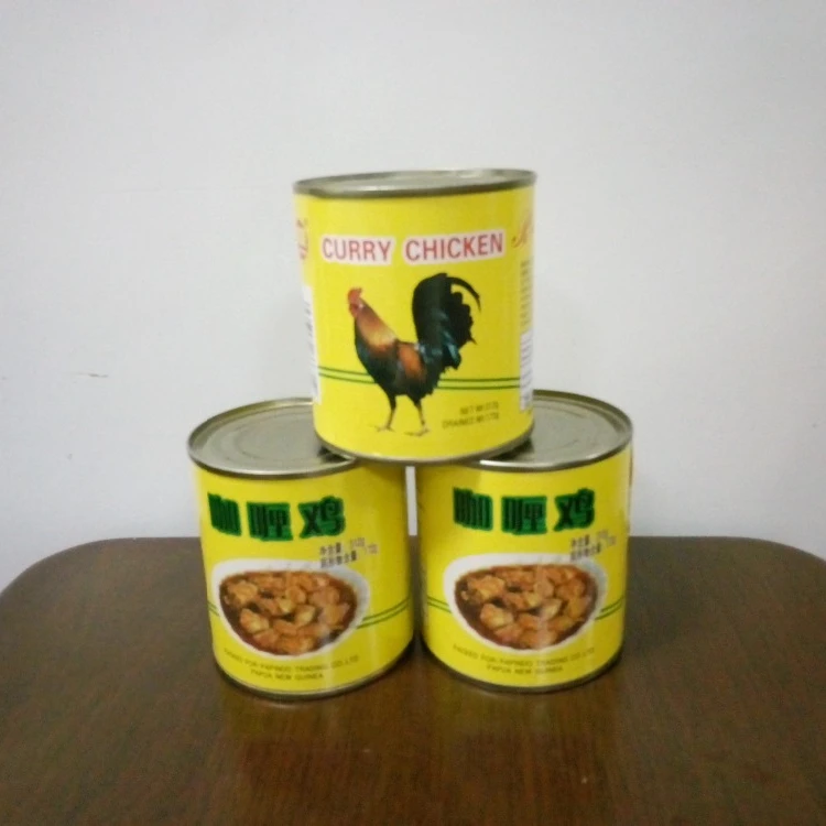 China Manufacturer Curry chicken can 312G