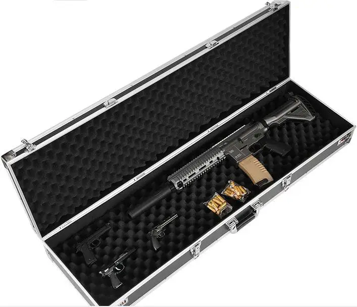 
51inch Customized aluminum long rifle gun case,carrying gun case,gun boxes 