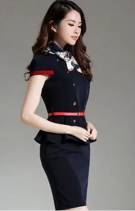 
hot ! Summer dress smock stewardess uniforms 