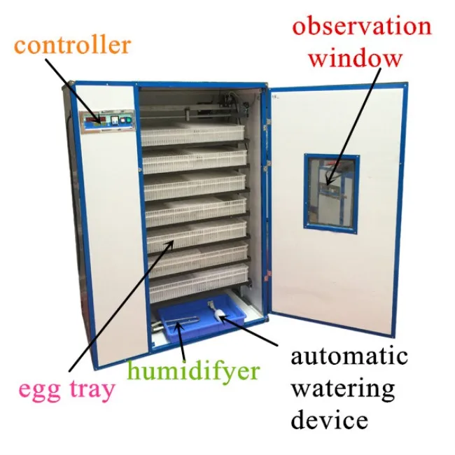1232 Automatic chicken poultry hatchery egg incubator