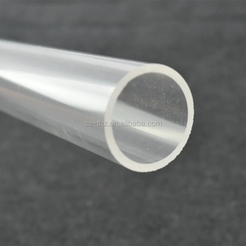 25pcs OD20x2x1000mm Plastic Acrylic Extruded Clear Tube Plastic PMMA Transaperant Water LED Pipe Shower Curtain Poles towel bar