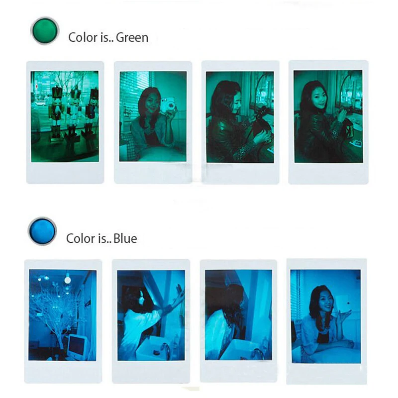 
Instax panchromatic Color filter, Close-Up Lens Compatible Filter Set for Fujifilm Instax Mini 8 8+ 9 7s Instant Film Cameras 