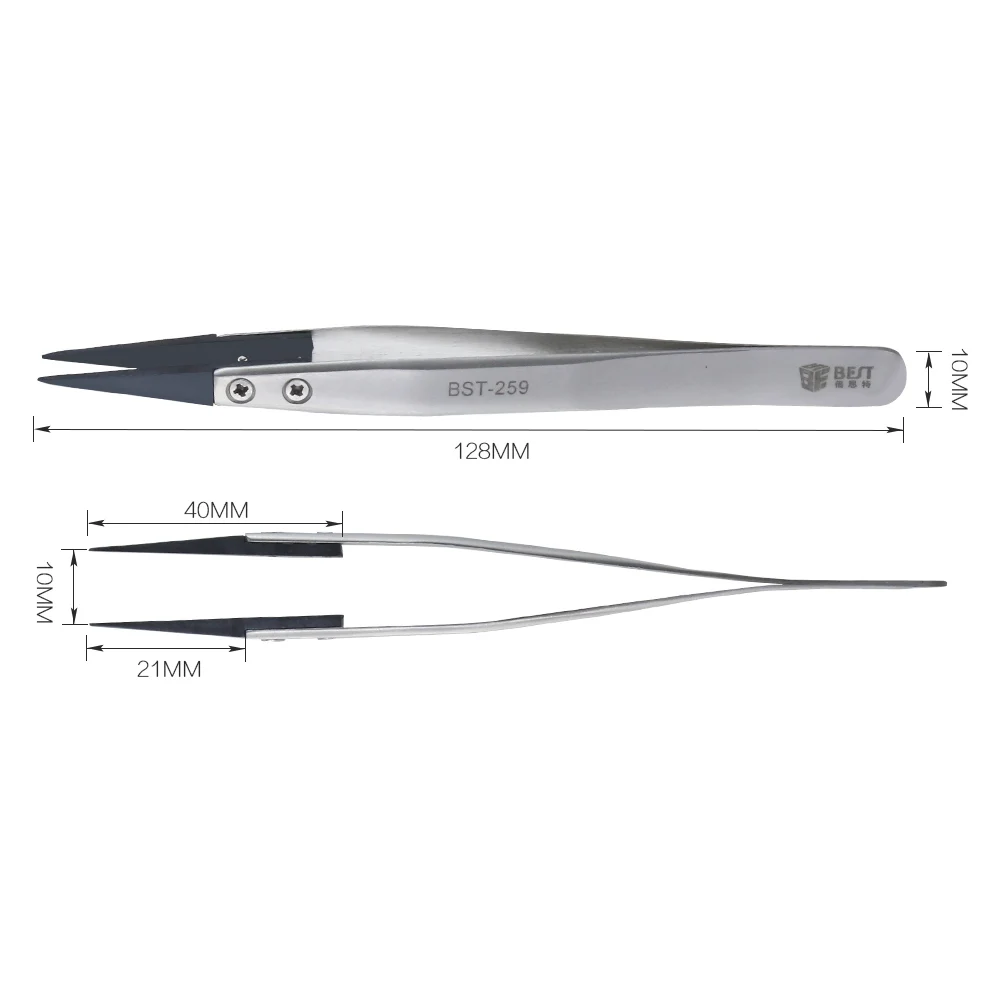 Лидер продаж CE резиновый пинцет с наконечником сменный Пинцет для ремонта электроники