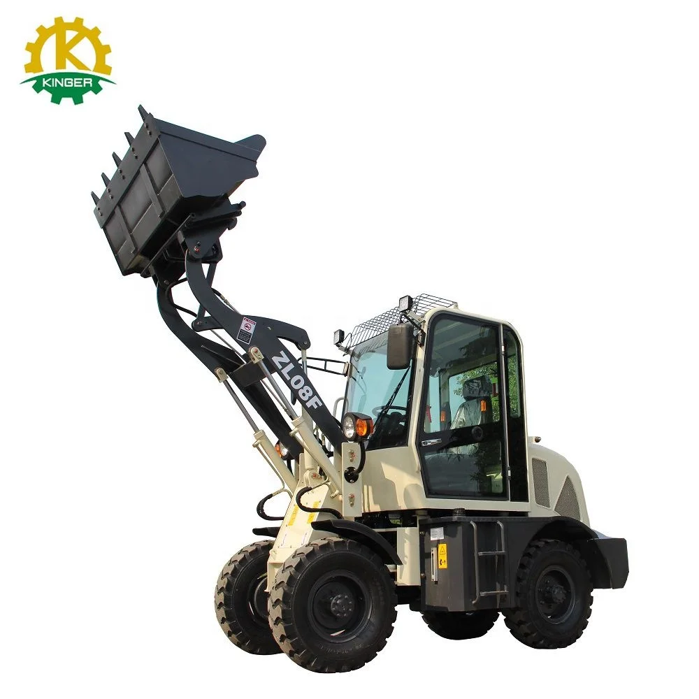 Never used mini wheel loader 0.8ton Chinese wheel loaders with CE certificate