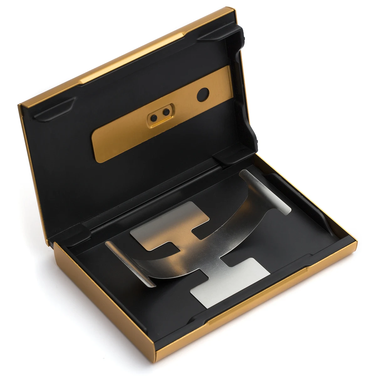 Новые товары, оптовая продажа, алюминиевая Визитница с кнопкой, визитница, чехол, кошелек для визиток