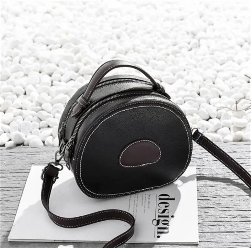 New design cross body bag for girls crochet handbag black women leather