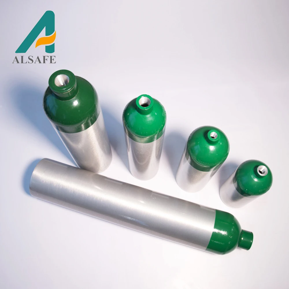 ALSAFE M series aluminum high pressure medical portable oxygen tank