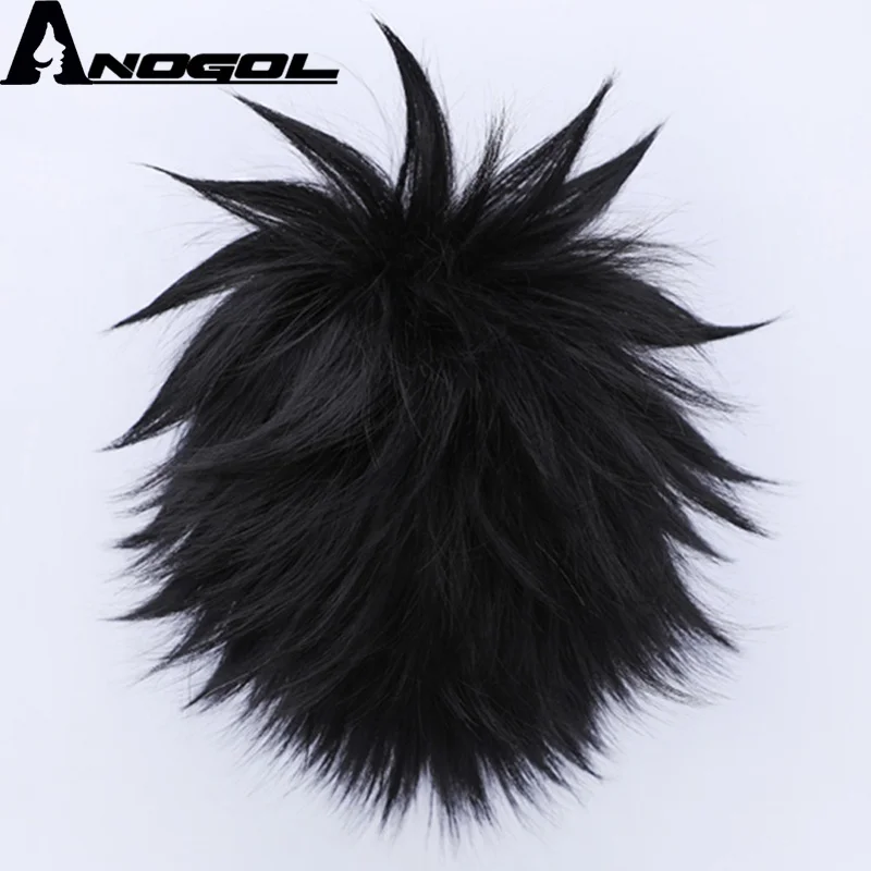 Anogol Black Synthetic Wig Boku no Hero Academia Cosplay Wigs