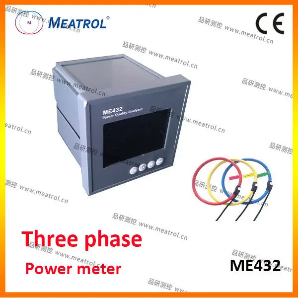 power meter harmonic measurement me432 current voltage energy