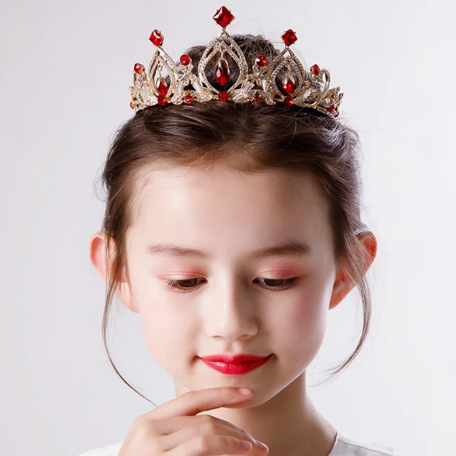 
PHB 61185 girls crown accessories fashion european hair band fall 