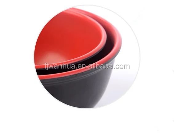 Hot sell Plastic double color instant noodle ramen bowl