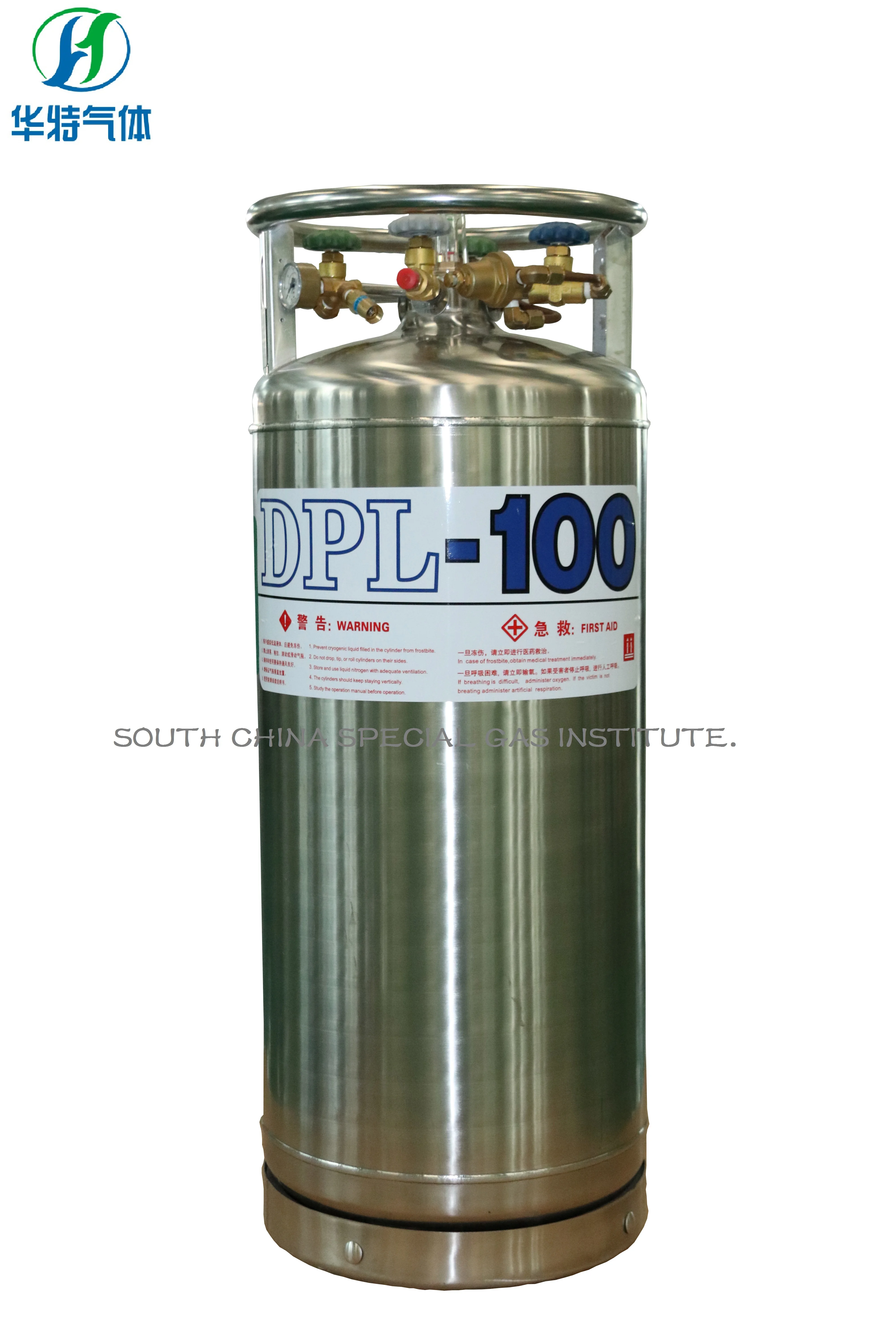100L Industrial Gas Cryogenic Oxygen Cylinder Tank