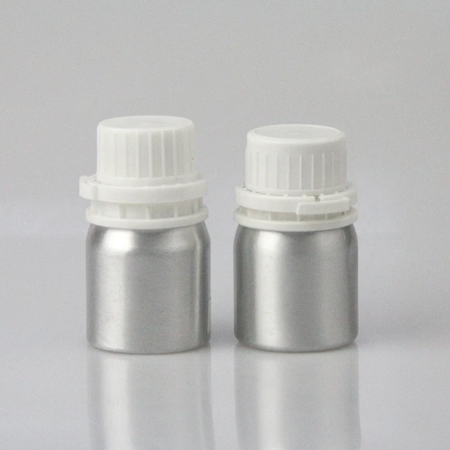 Small size 3ml 10ml green aluminum essential oil bottle