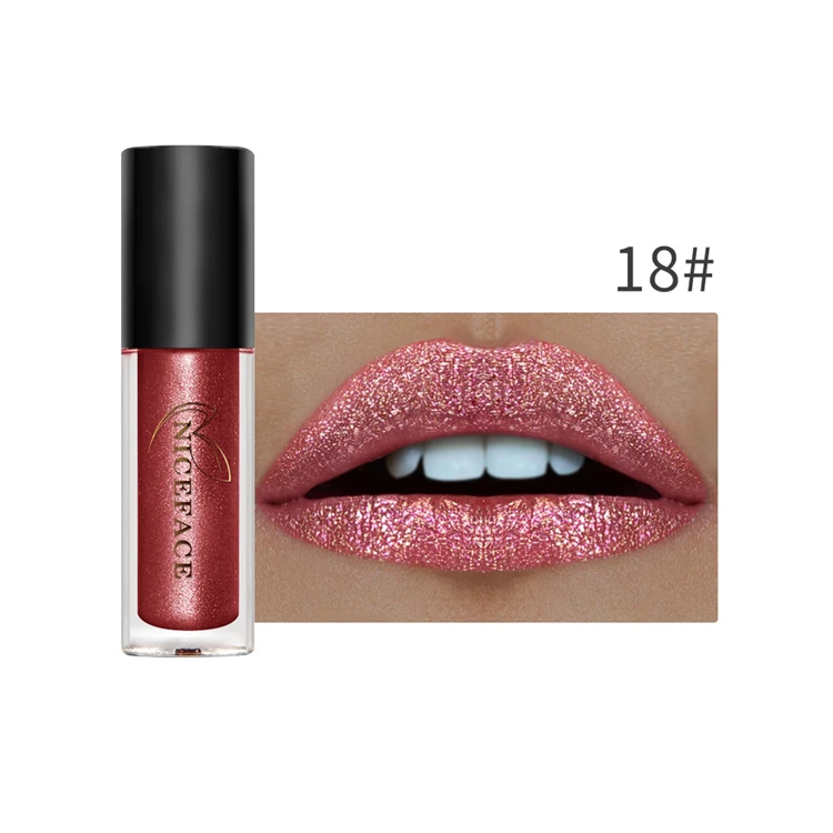 
Lipgloss Private Label Chameleon Glitter Makeup Liquid Lipstick 
