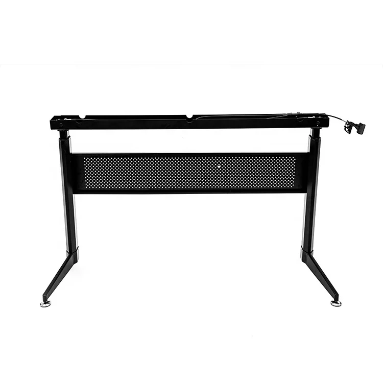 Mdf Table Top Sit Stand Mobile Gas Lift Pneumatic Lifting Height Adjustable Desk Sit Stand Up Office Table