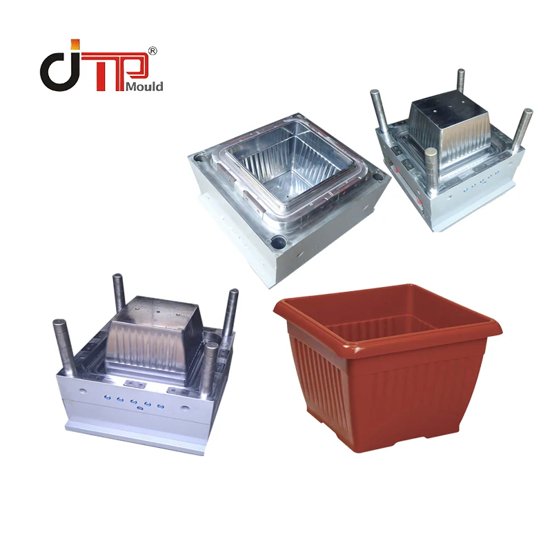Taizhou Flower Pot Plastic Injection Mould Cold Runner 3D or 2D 1 Cavity 45-60 Days JTP-20369 CN;ZHE 500,000~1million Shots