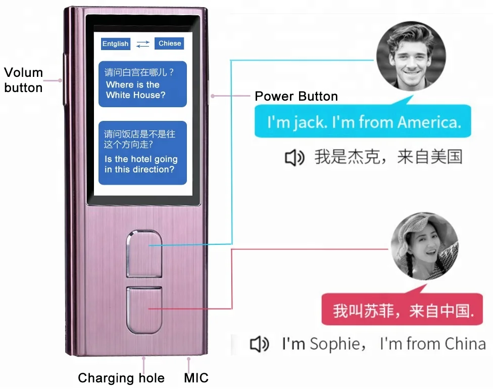 Photo translator with online translation Professional Multi- language translation device