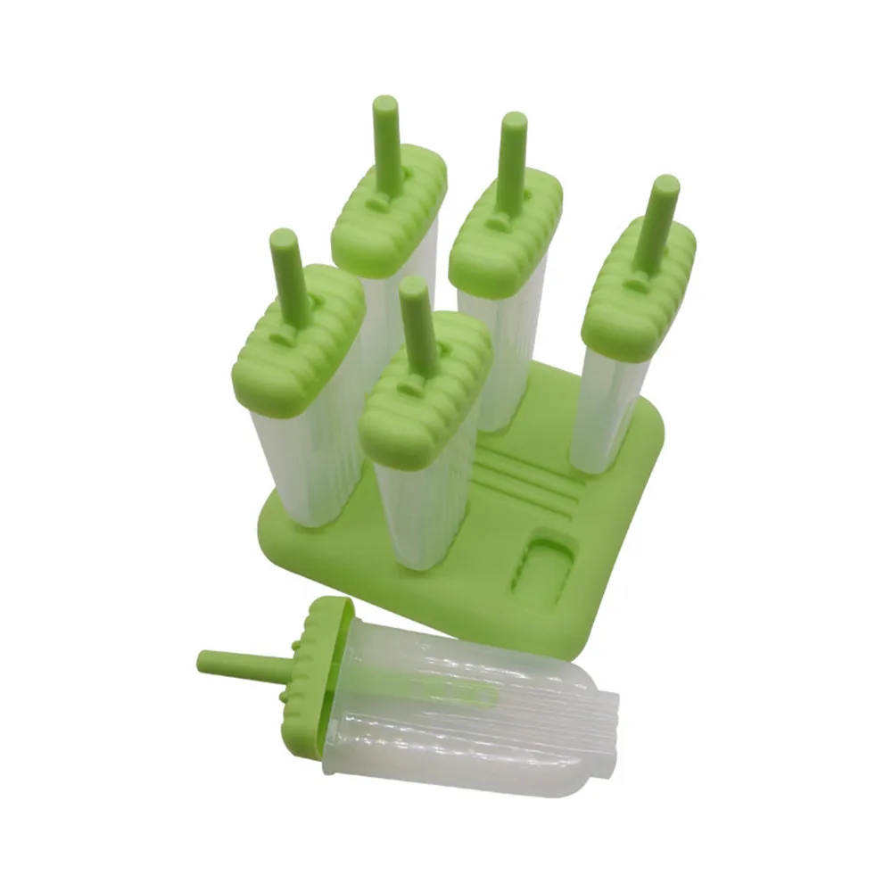 Colorful Candy Color Popsicle Mold/Ice Cream Pop Maker Plastic Ice Lolly Moulds