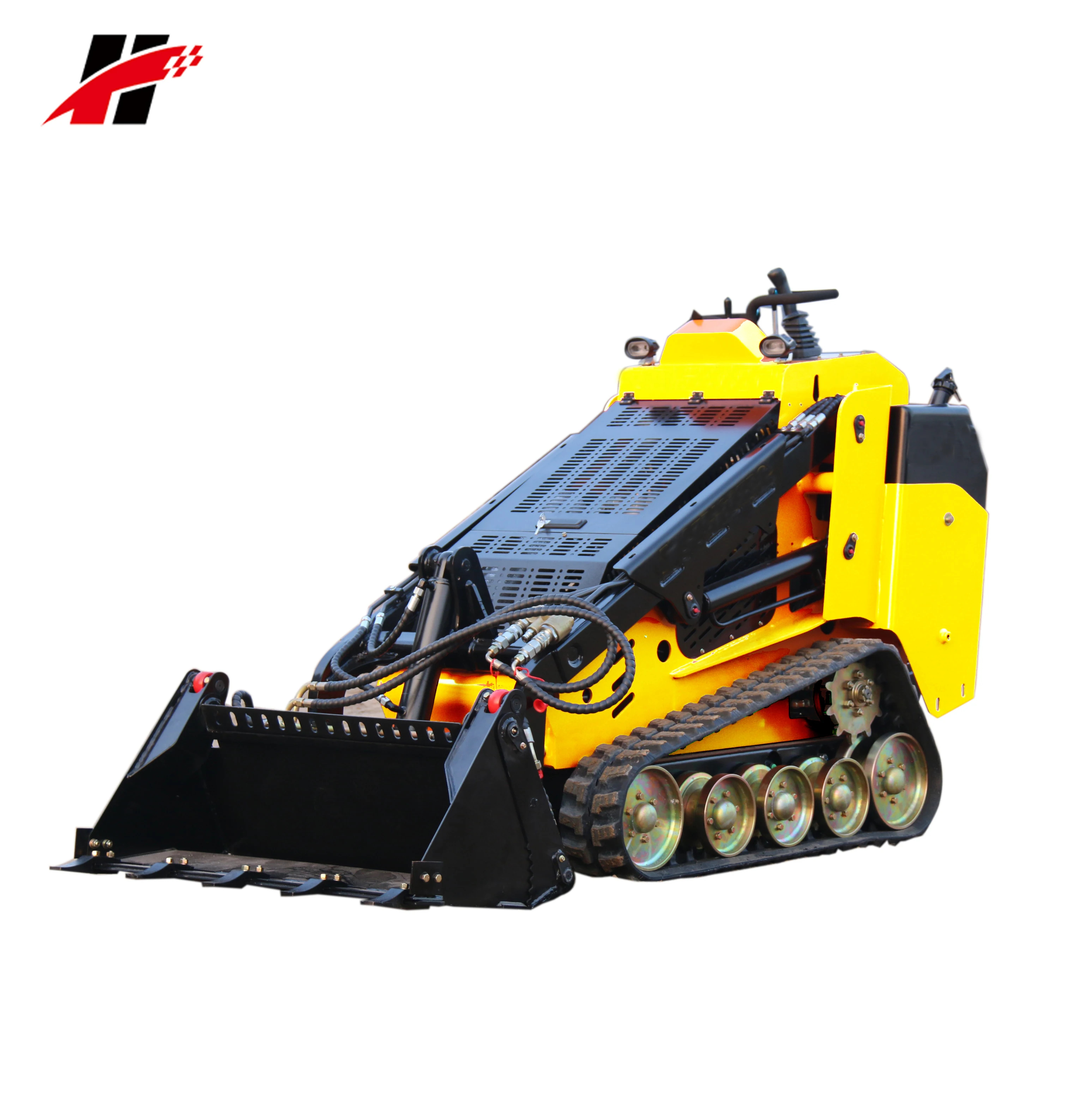 China made diesel engine high piston remote controlled mini loader