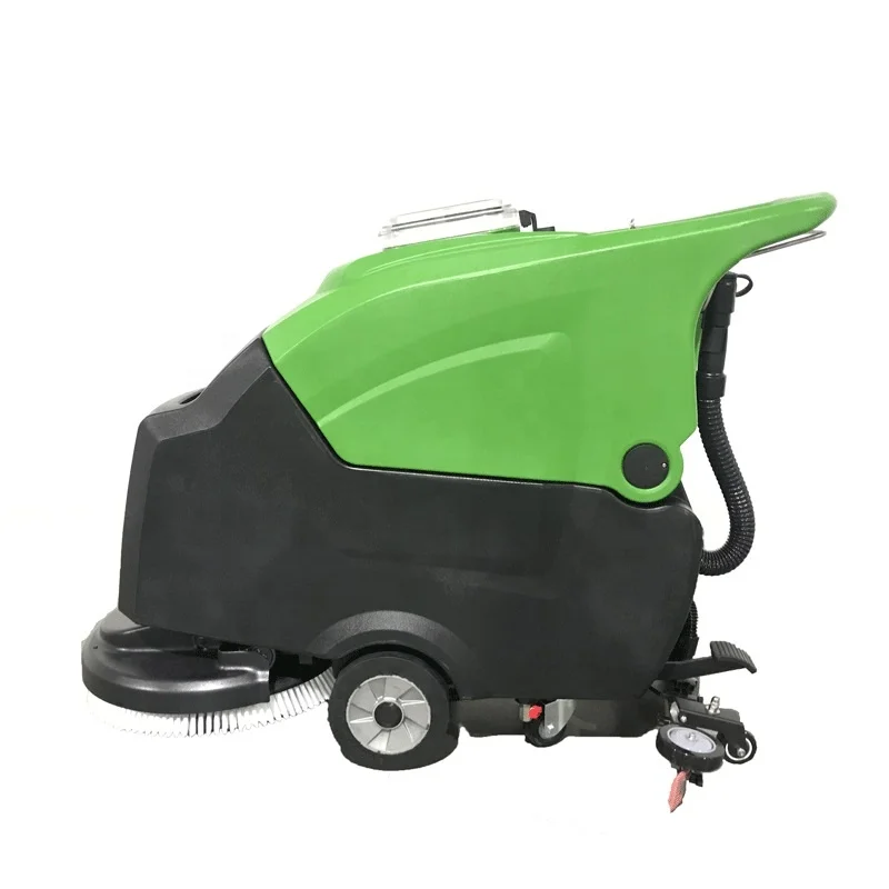 China factory supply price stock new design auto multifunction smart wireless manual rubber floor scrubber machine for office