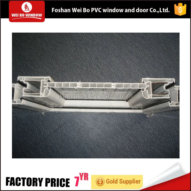 Good quality office entry door half pvc and half glass door pvc bathroom door