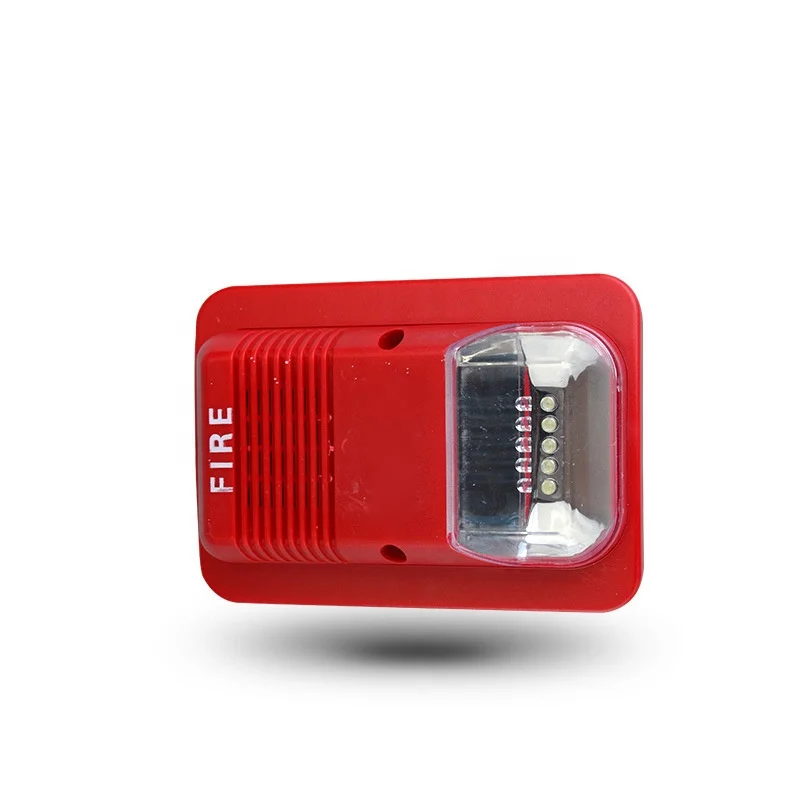 DC12/24V  Fire alarm siren  with LED light