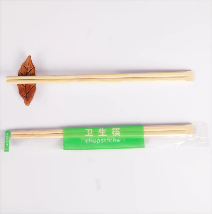 Europe and America hot sells OPP plastic wrapped disposable bamboo chopsticks