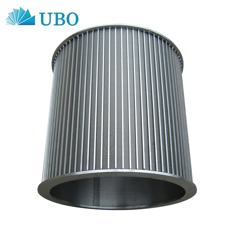 Stainless steel wedge wire screen aquaculture rotary drum vacuum filter for Koi Pond