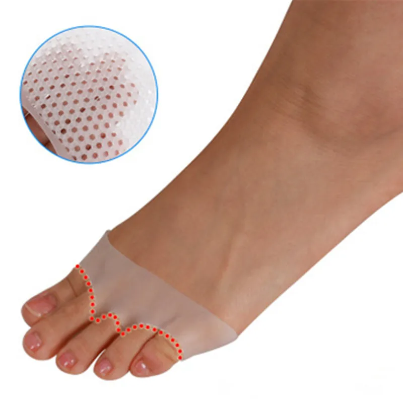 
Silicone Metatarsal pad Breathable Cushions Relief Fore foot Pain and Blisters for Diabetic Feet Callus Repair Therapy 