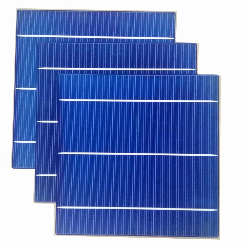 158.75*158.75mm  high efficiency cheap price 3BB 4BB 5BB 18% 18.6% 19.5% 19.8% efficiency  poly solar cell for solar panel