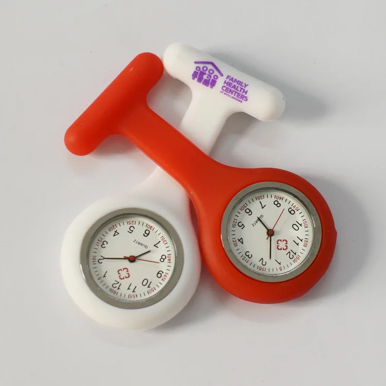 100% high quality New nurse silicone fob watch,nurse watch white