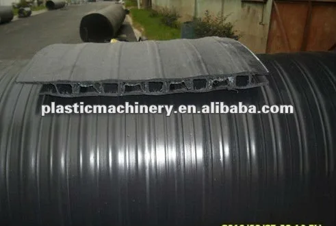 hdpe add steel strip pipe winding machine