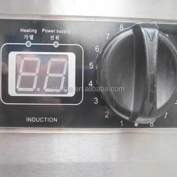 Table top induction spaghetti pasta cooker with 4 burners