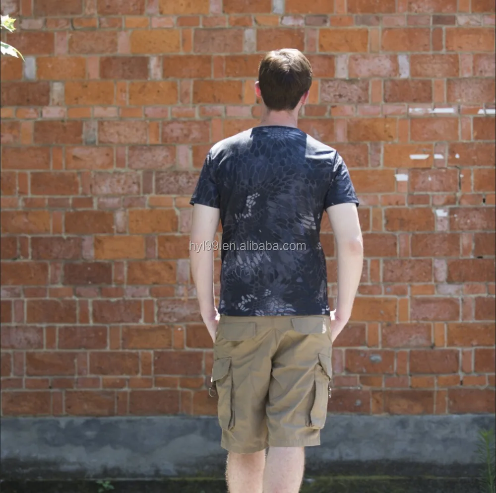 wholesale Quick drying Camouflage short sleeve T-shirt