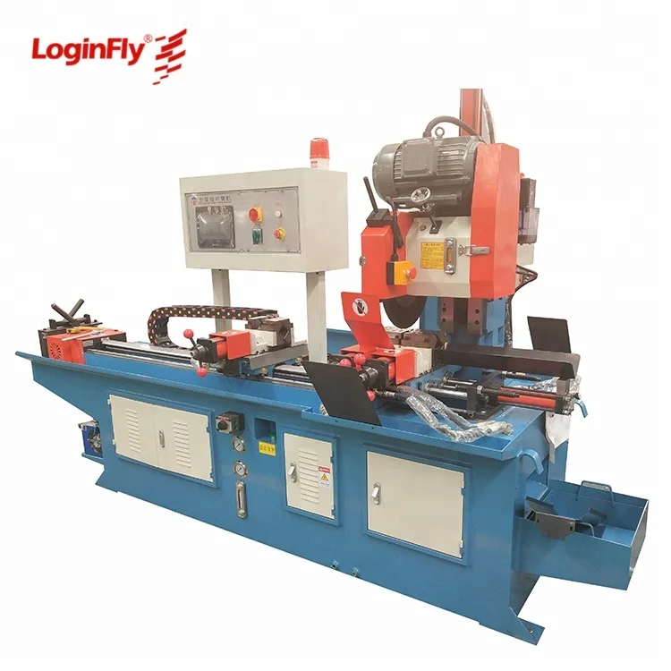 High speed CNC Full automatic carbon steel / metal tube / pipe cut machine