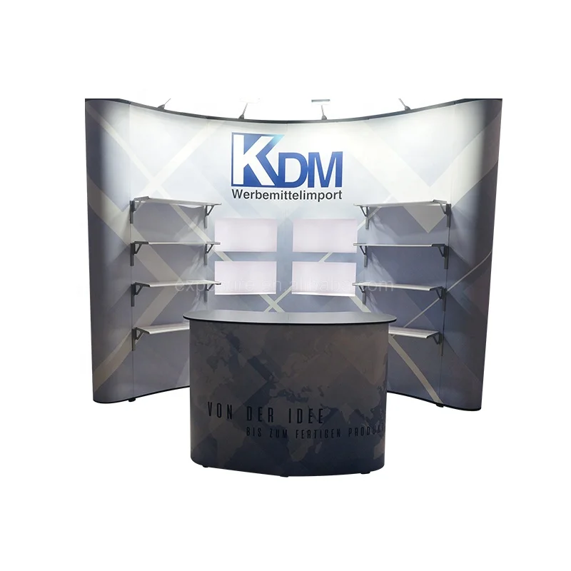 Easy Assembly modular lightweight tradeshow backdrop stand for exhibition