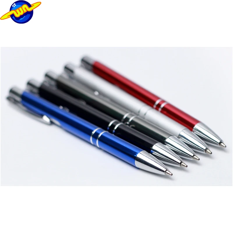 LOW MOQ small business Soft gift promotional metal ball pen with laser engraving custom logo