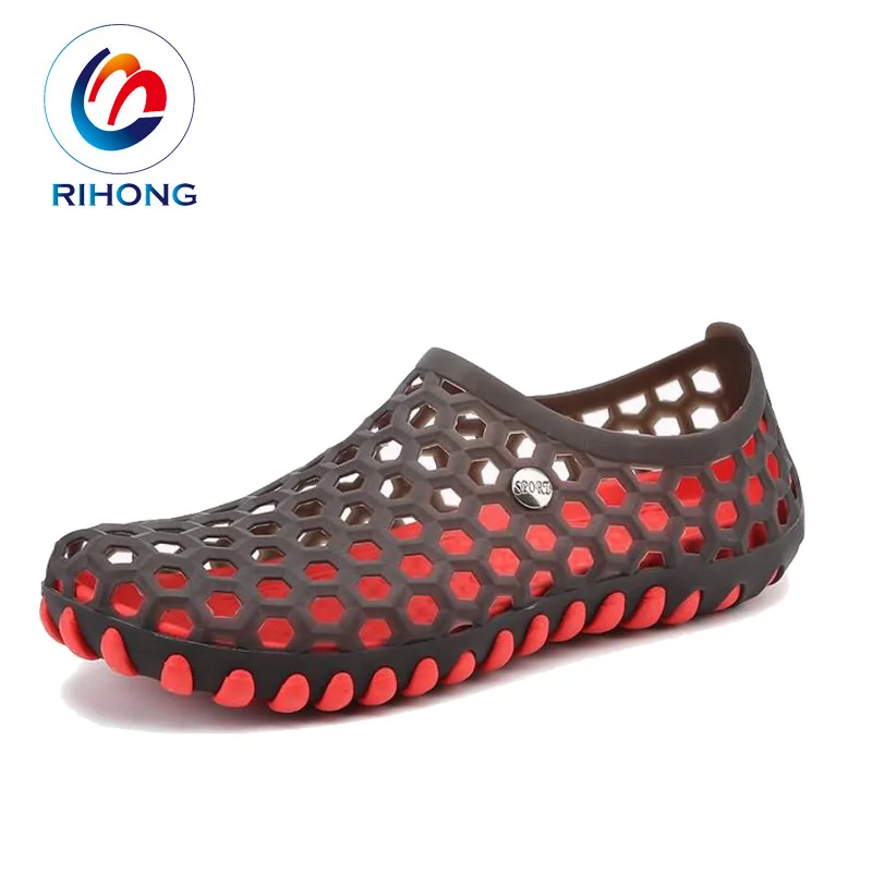 Cheap Wholesale Popular Injection Hole Pvc Plastic Clog for Man